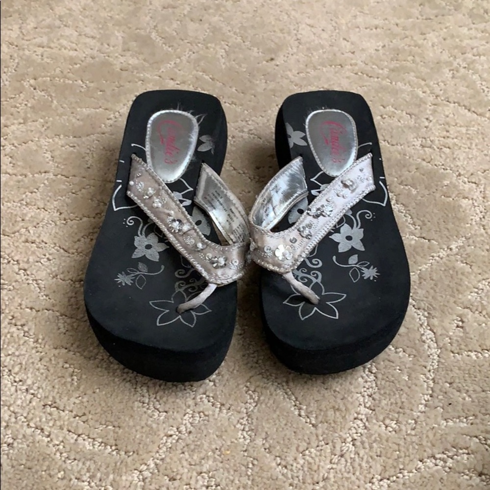 platform flip flops (candies; 6)